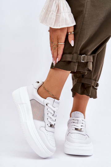 Feminino À modalo clássico tênis GOE LL2N4060 cor branca