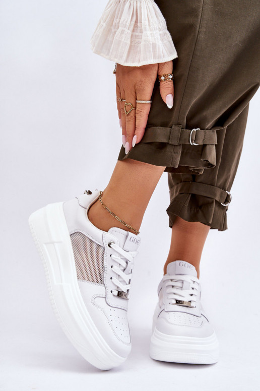 Feminino À modalo clássico tênis GOE LL2N4060 cor branca Feminino À modalo clássico tênis GOE LL2N4060 cor branca