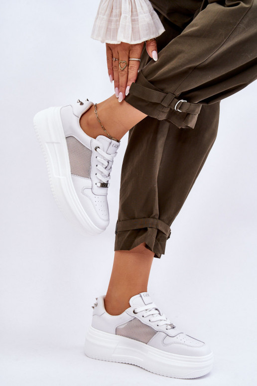 Feminino À modalo clássico tênis GOE LL2N4060 cor branca Feminino À modalo clássico tênis GOE LL2N4060 cor branca