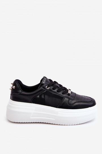 Feminino À modalo clássico tênis GOE LL2N4061 cor preta 2