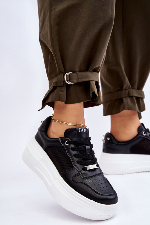 Feminino À modalo clássico tênis GOE LL2N4061 cor preta Feminino À modalo clássico tênis GOE LL2N4061 cor preta