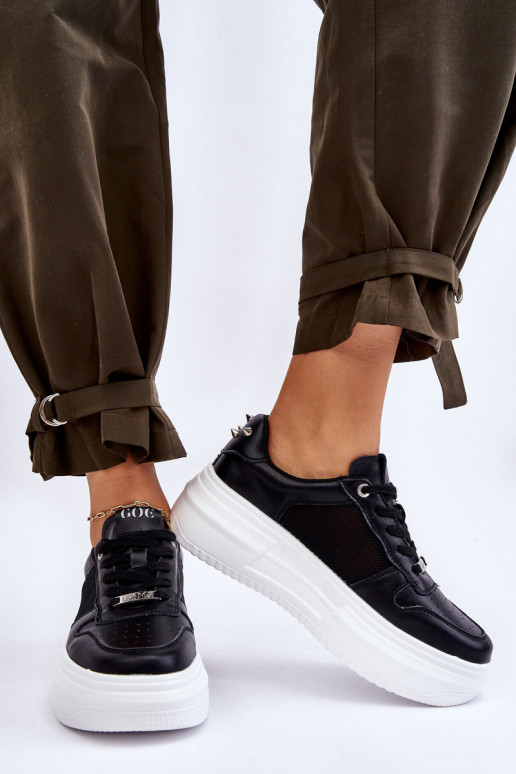 Feminino À modalo clássico tênis GOE LL2N4061 cor preta Feminino À modalo clássico tênis GOE LL2N4061 cor preta