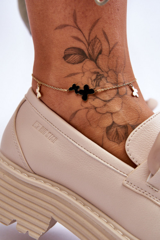 Pele Mocassins sapato Big Star LL274581 bege Pele Mocassins sapato Big Star LL274581 bege