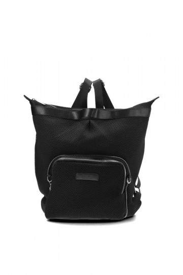 Bolsa-mochila feminina de rede Big Star LL574176 cor preta