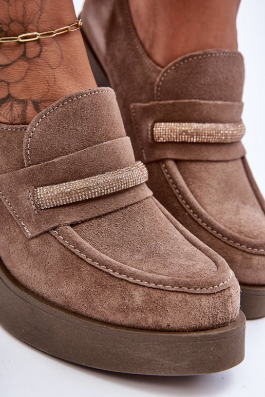 de camurça sapato com salto com enfeites bege Lemar Gelanor de camurça sapato com salto com enfeites bege Lemar Gelanor