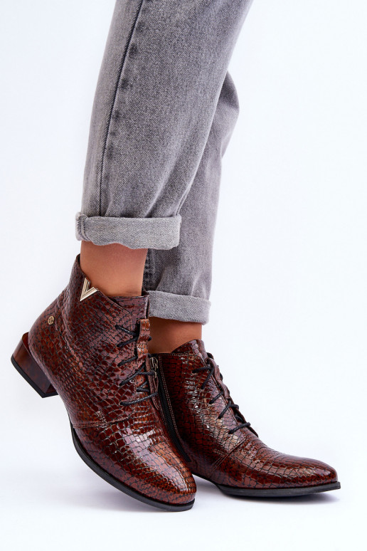 Botas femininas Tem que serciejka 5743C-02 cor marrom Botas femininas Tem que serciejka 5743C-02 cor marrom