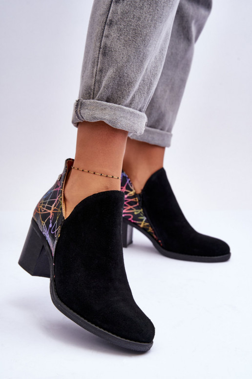 Botas femininas com salto Tem que serciejka 04492-99 cor preta Botas femininas com salto Tem que serciejka 04492-99 cor preta