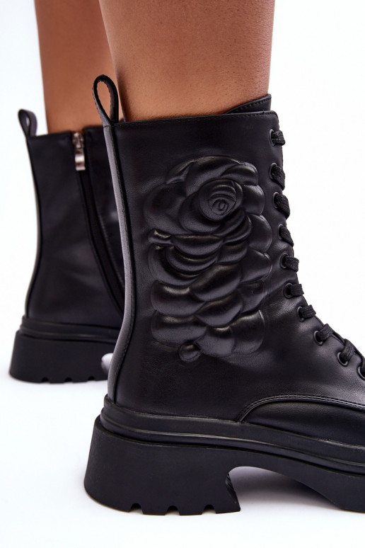 aquecimento Pele botas de montaria altas Botas S.Barski MR870-25 cor preta aquecimento Pele botas de montaria altas Botas S.Barski MR870-25 cor preta