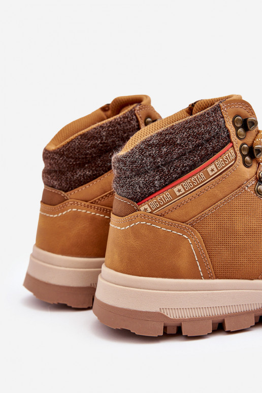 Tem que sercho botas de caminhada Big Star KK174217 cor marrom Tem que sercho botas de caminhada Big Star KK174217 cor marrom