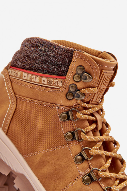 Tem que sercho botas de caminhada Big Star KK174217 cor marrom Tem que sercho botas de caminhada Big Star KK174217 cor marrom