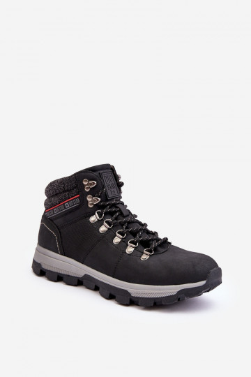 Botas de trekking masculinas Big Star KK174215 cor preta