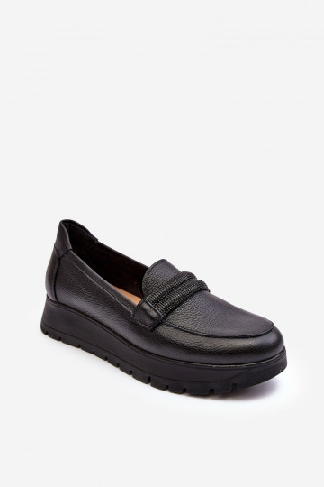 Botas de couro com plataforma e ornamentos pretas Lemar Lehira 2