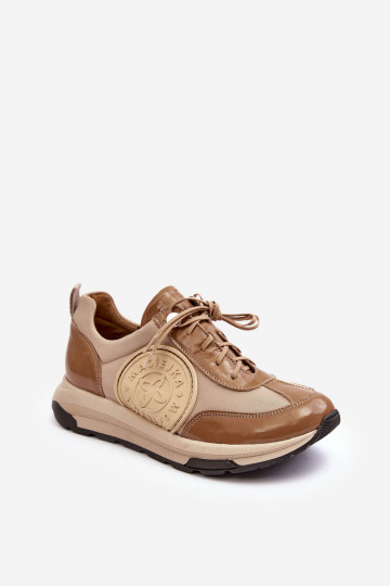Feminino tênis Pele Tem que serciejka 06295-04 bege 2