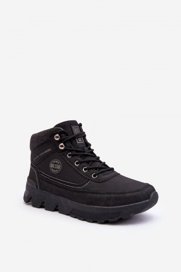Tem que sercho botas de caminhada cor preta Big Star MM174016