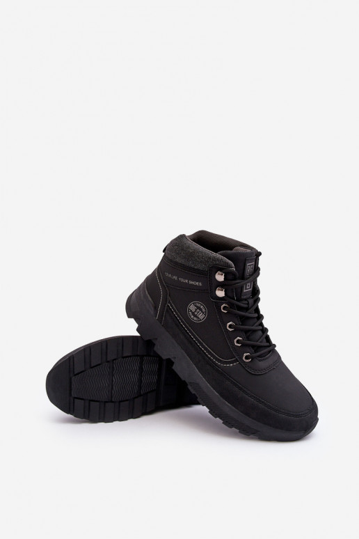 Tem que sercho botas de caminhada cor preta Big Star MM174016