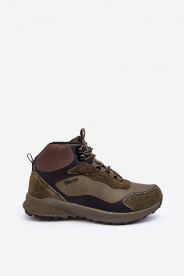 Botas de caminhada masculinas forradas verdes Big Star MM174333 2