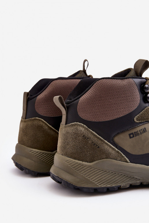 Tem que sercho botas de caminhada aquecimento cor verde Big Star MM174333 Tem que sercho botas de caminhada aquecimento cor verde Big Star MM174333