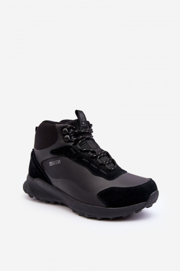 Botas de caminhada masculinas forradas pretas Big Star MM174334