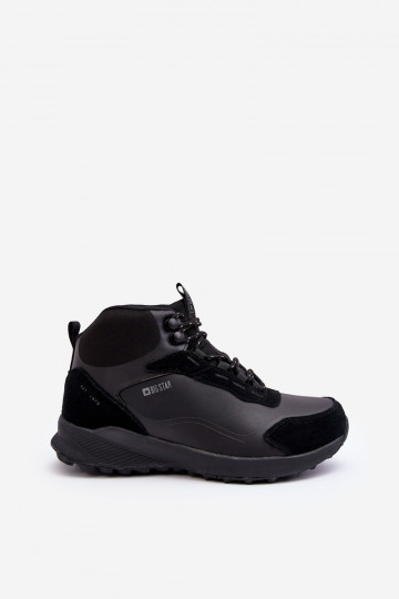 Botas de caminhada masculinas forradas pretas Big Star MM174334 2