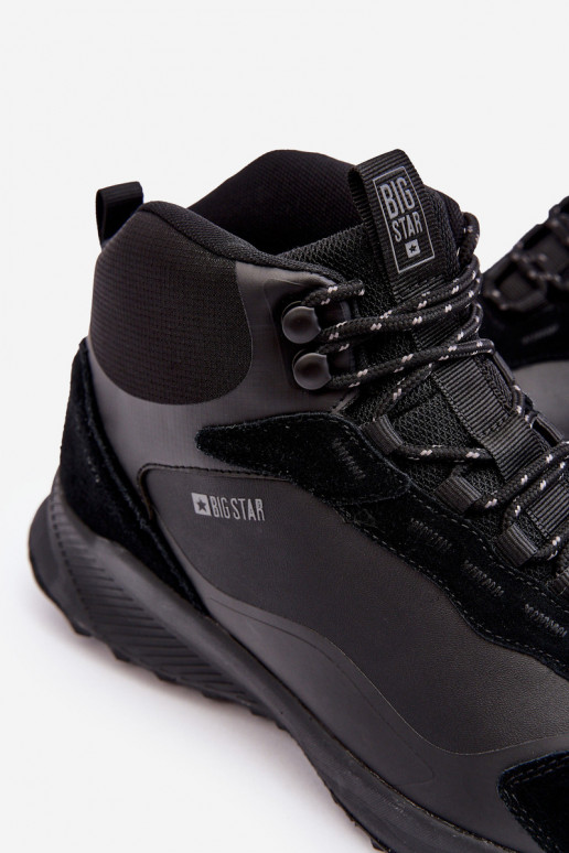 Tem que sercho botas de caminhada aquecimento cor preta Big Star MM174334 Tem que sercho botas de caminhada aquecimento cor preta Big Star MM174334