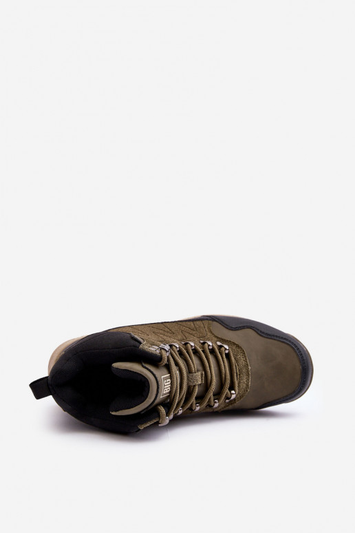 Feminino Botas de caminhada aquecidas cor cáqui Big Star MM274480