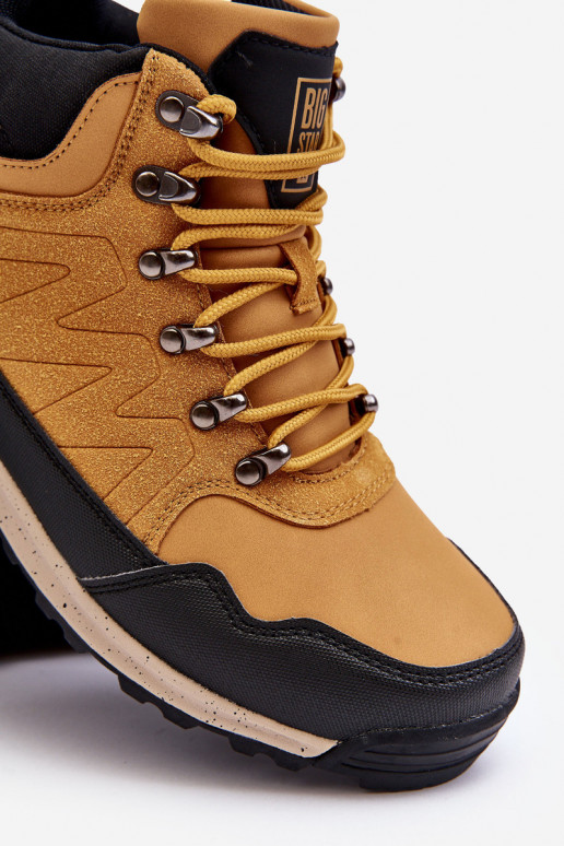 Feminino Botas de caminhada aquecidas cor marrom Big Star MM274479