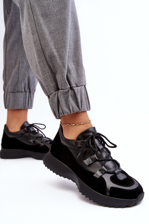 Pele tênis Feminino M01/2 Zazoo cor preta Pele tênis Feminino M01/2 Zazoo cor preta