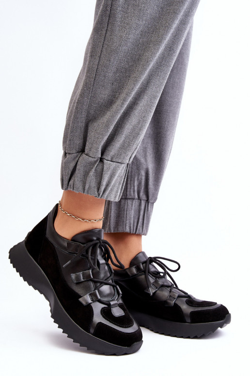 Pele tênis Feminino M01/2 Zazoo cor preta Pele tênis Feminino M01/2 Zazoo cor preta