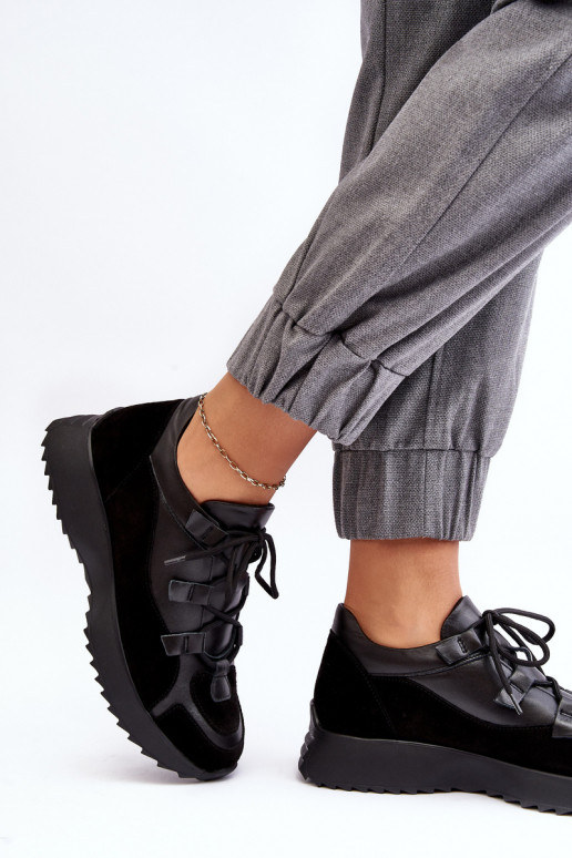 Pele tênis Feminino M01/2 Zazoo cor preta Pele tênis Feminino M01/2 Zazoo cor preta