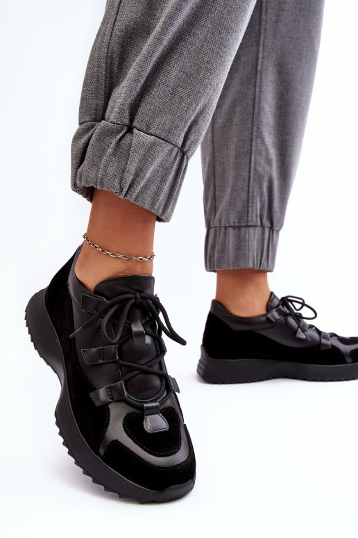 Pele tênis Feminino M01/2 Zazoo cor preta Pele tênis Feminino M01/2 Zazoo cor preta