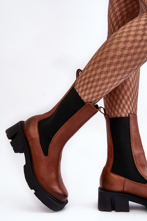 Botas Laura Messi 2693/229 cor marrom