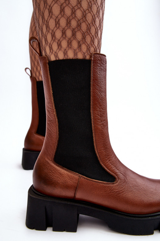 Botas Laura Messi 2693/229 cor marrom