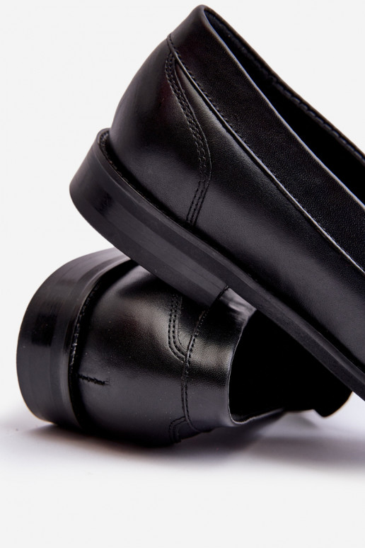 Tem que sercho Pele sapato Mocassins Zazoo 1570/1 cor preta Tem que sercho Pele sapato Mocassins Zazoo 1570/1 cor preta