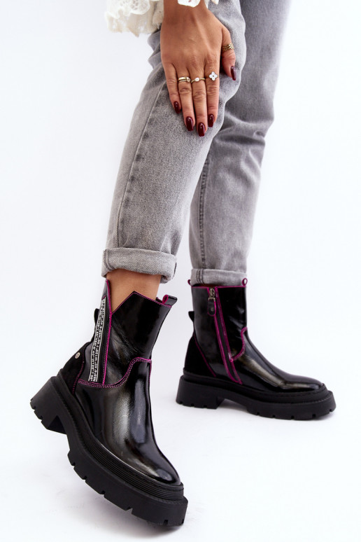 Pele Feminino Botas Tem que serciejka 06236-15 cor preta Pele Feminino Botas Tem que serciejka 06236-15 cor preta