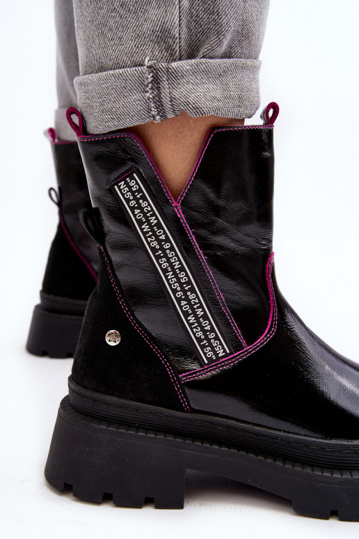 Pele Feminino Botas Tem que serciejka 06236-15 cor preta Pele Feminino Botas Tem que serciejka 06236-15 cor preta