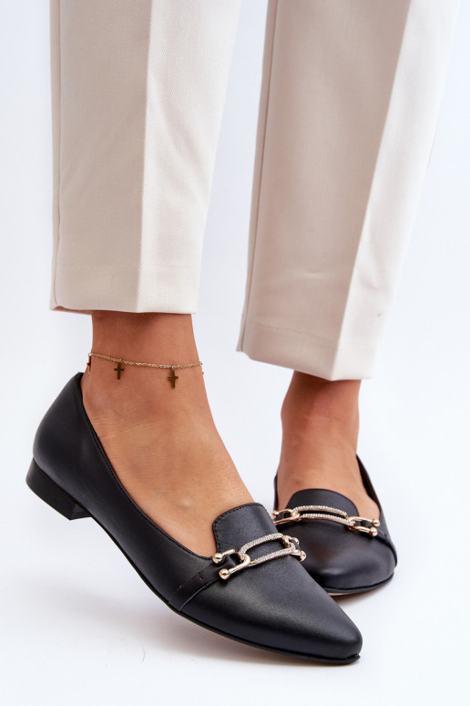 Zazoo 2885 Bailarinas com enfeites cor preta Zazoo 2885 Bailarinas com enfeites cor preta