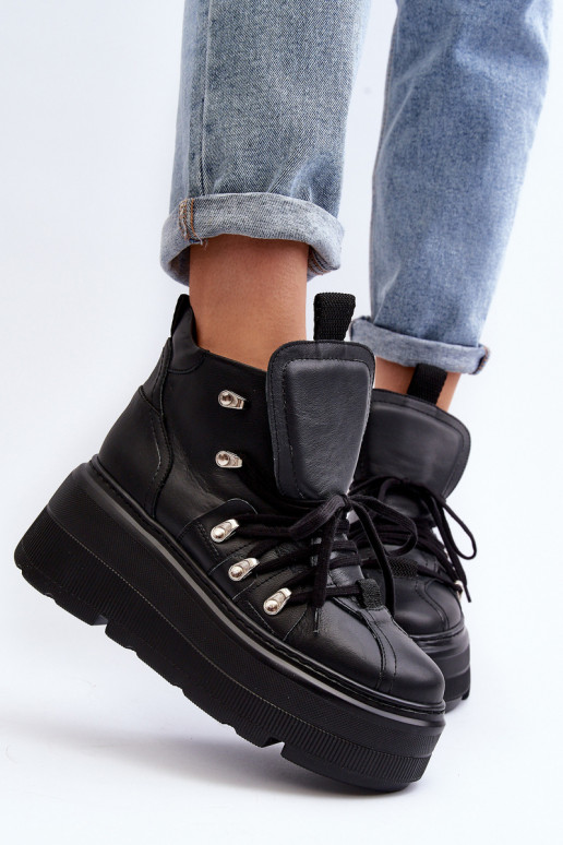 Zazoo 3416 Pele Feminino tênis cor preta Zazoo 3416 Pele Feminino tênis cor preta