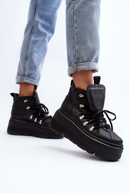 Zazoo 3416 Pele Feminino tênis cor preta Zazoo 3416 Pele Feminino tênis cor preta