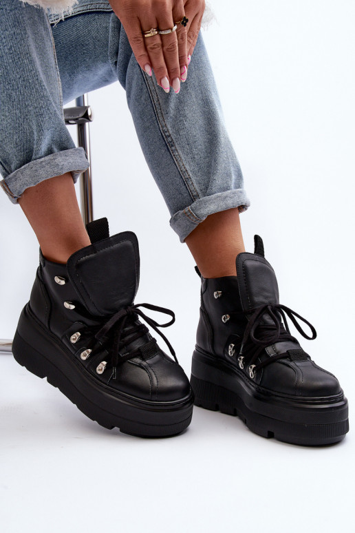 Zazoo 3416 Pele Feminino tênis cor preta Zazoo 3416 Pele Feminino tênis cor preta