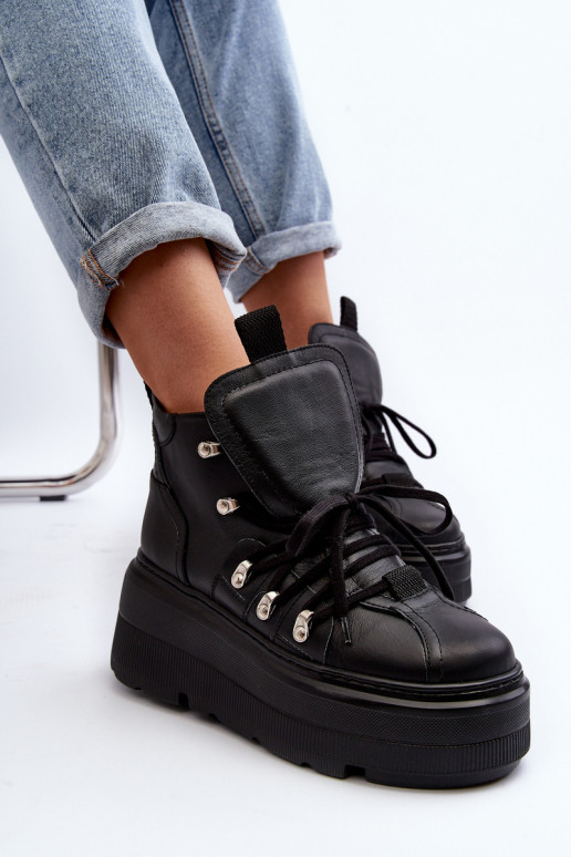 Zazoo 3416 Pele Feminino tênis cor preta Zazoo 3416 Pele Feminino tênis cor preta