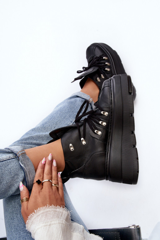 Zazoo 3416 Pele Feminino tênis cor preta Zazoo 3416 Pele Feminino tênis cor preta