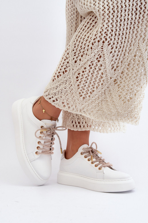 Pele Feminino tênis CheBello 4362 cor branca Pele Feminino tênis CheBello 4362 cor branca