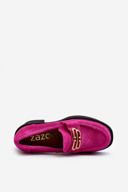 Zazoo 20170 sapato de camurça Feminino com salto cor rosa Zazoo 20170 sapato de camurça Feminino com salto cor rosa