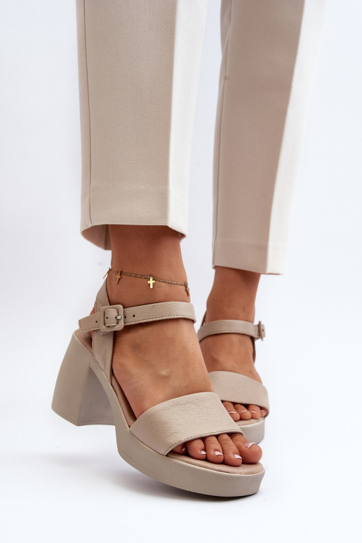 Zazoo 40386 Feminino Sandálias femininas Klocke bege Zazoo 40386 Feminino Sandálias femininas Klocke bege