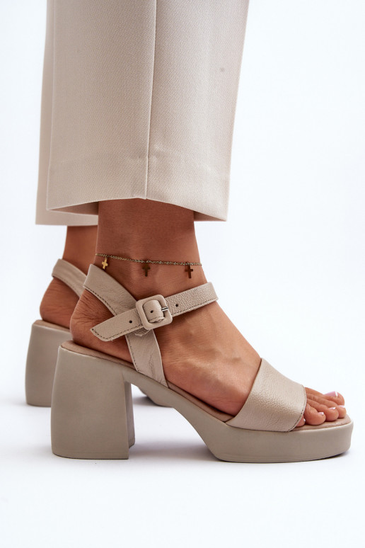 Zazoo 40386 Feminino Sandálias femininas Klocke bege Zazoo 40386 Feminino Sandálias femininas Klocke bege