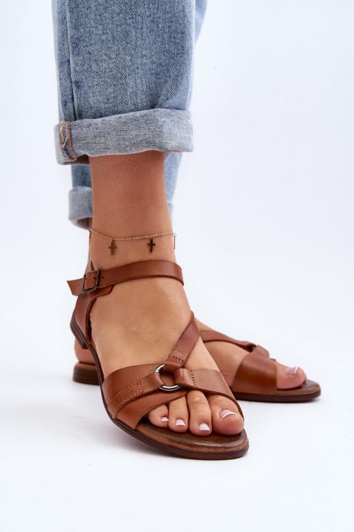 Zazoo 40182 Sandálias femininas Feminino cor marrom