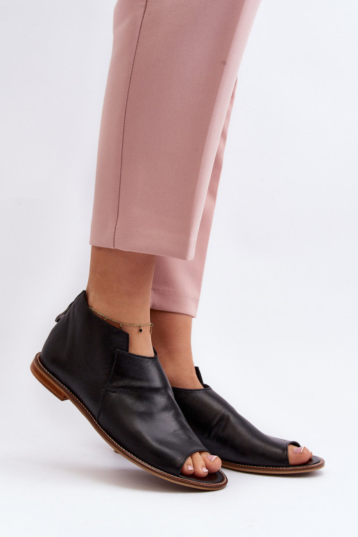 Feminino Sandálias femininas Laura Messi 2443 cor preta Feminino Sandálias femininas Laura Messi 2443 cor preta