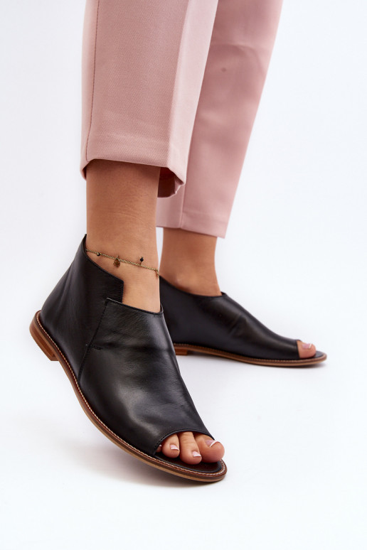 Feminino Sandálias femininas Laura Messi 2443 cor preta Feminino Sandálias femininas Laura Messi 2443 cor preta