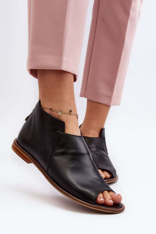 Feminino Sandálias femininas Laura Messi 2443 cor preta Feminino Sandálias femininas Laura Messi 2443 cor preta