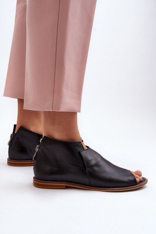 Feminino Sandálias femininas Laura Messi 2443 cor preta Feminino Sandálias femininas Laura Messi 2443 cor preta